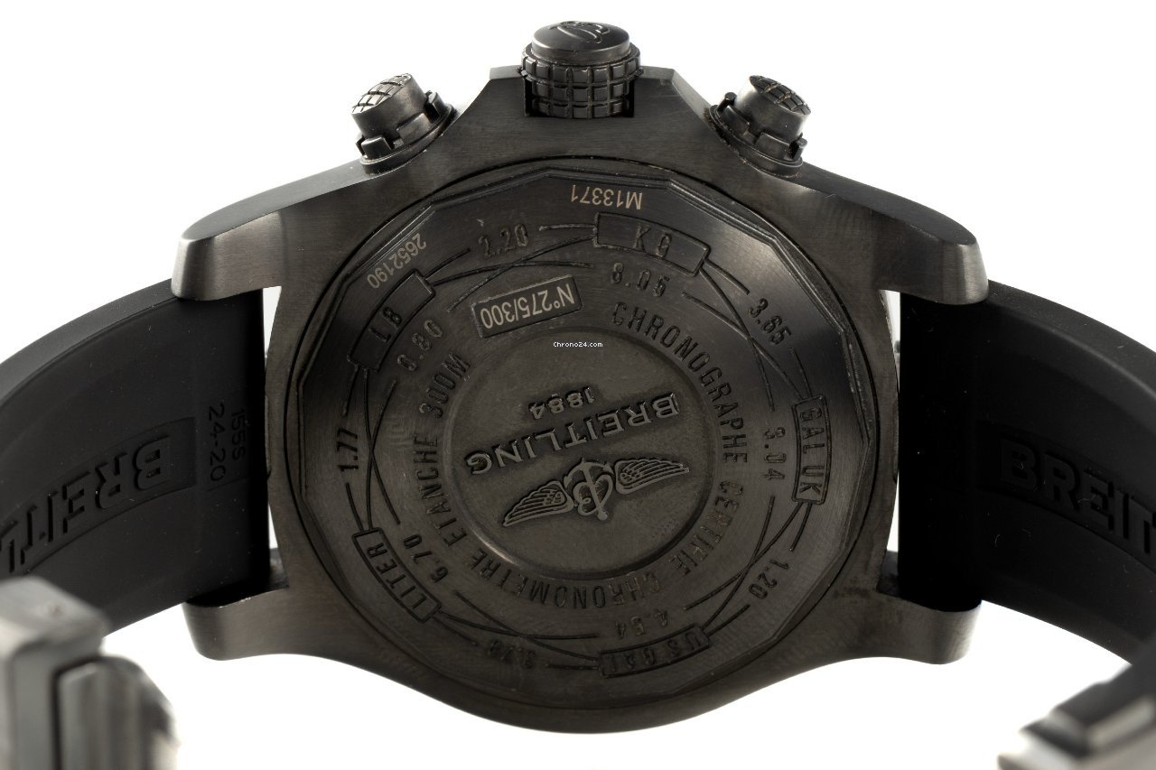 Breitling Super Avenger II Mens watch Unisex Automatic Steel M13371 7