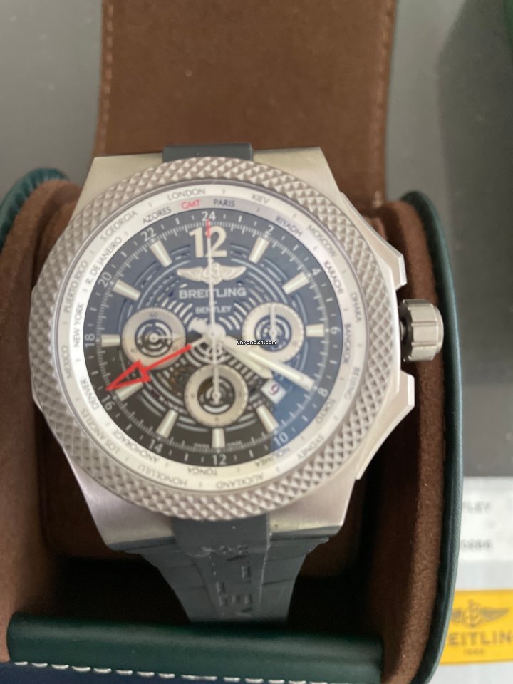 Breitling Bentley B04 GMT Mens watch Unisex Automatic Titanium EB043210 M533 7