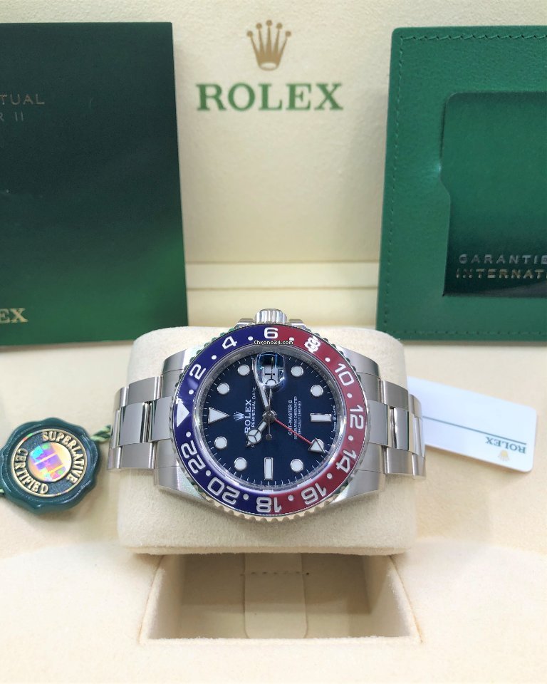 Rolex GMT-Master II Mens watch Unisex White gold Automatic 126719BLRO-0003 7