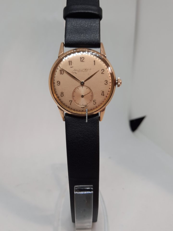 IWC Mens watch Unisex Manual winding Rose gold c62 7