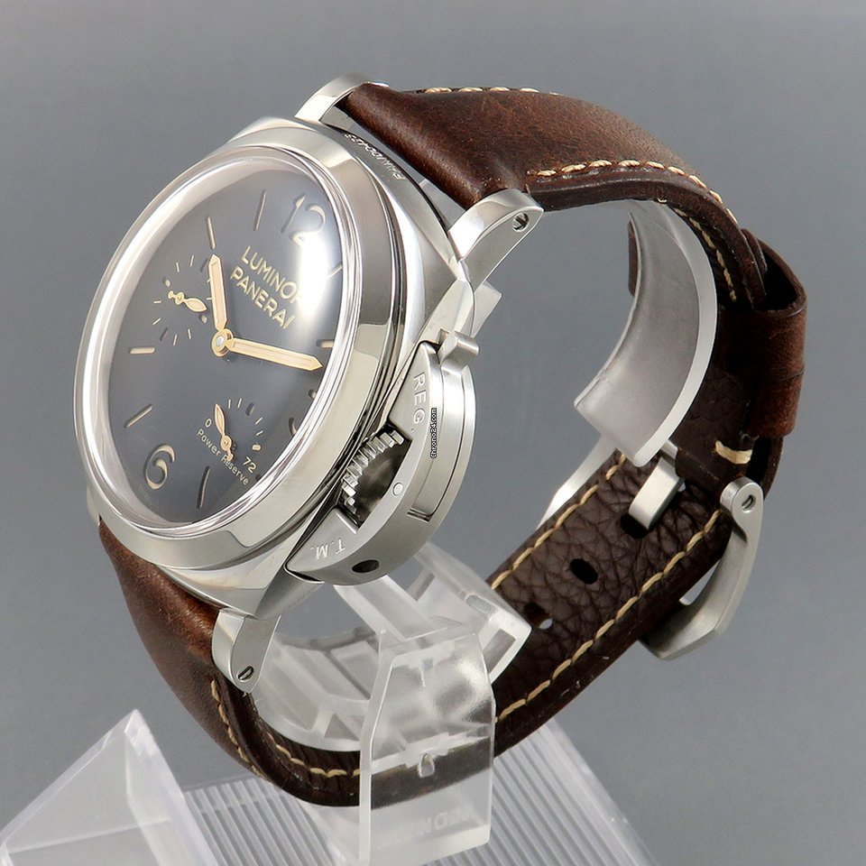 Panerai Luminor 1950 3 Days Power Reserve Mens watch Unisex Manual winding Steel PAM 00423orPAM 423 7