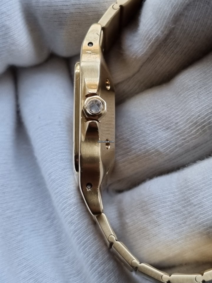 Cartier Santos Mens watch Unisex Automatic Yellow gold 2960 7