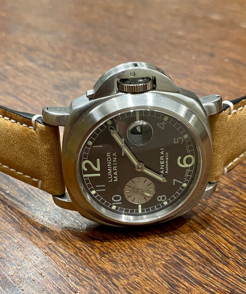Panerai Luminor Marina Automatic Mens watch Unisex Automatic Steel PAM 00086 7