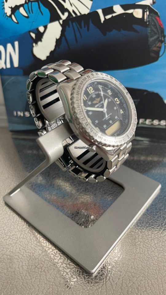 Breitling Mens watch Unisex Quartz Steel A51035 7