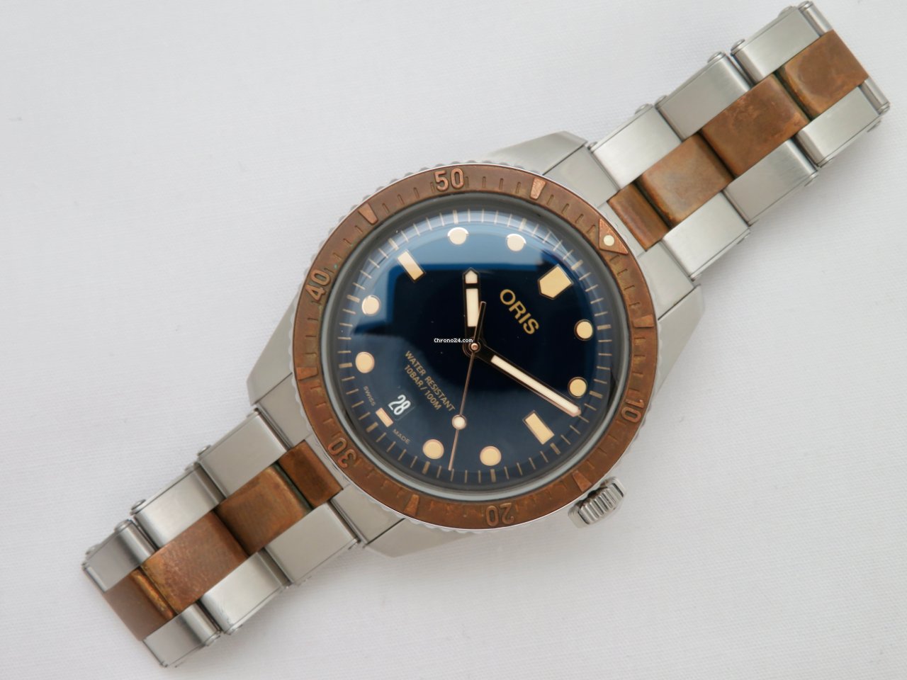 Oris Divers Sixty Five Mens watch Unisex Automatic Steel 01 733 7707 4355-07 8 20 17 7