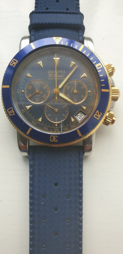 Zenith El Primero Chronograph Mens watch Unisex Automatic Gold Steel 53.0370.400 7