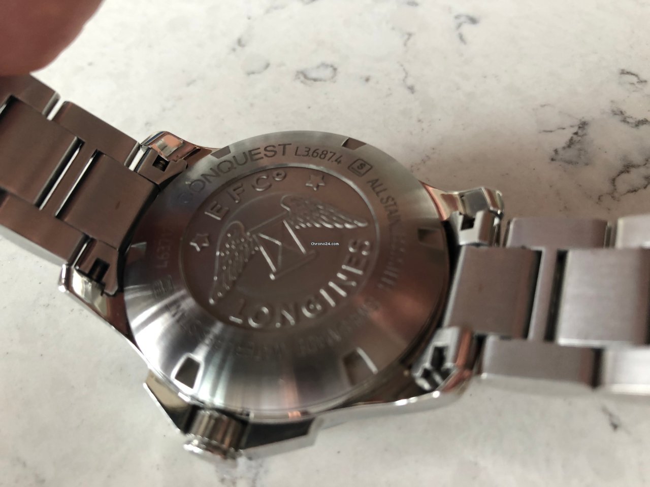 Longines Conquest Mens watch Unisex Automatic Steel L3.687.4.99.6 7