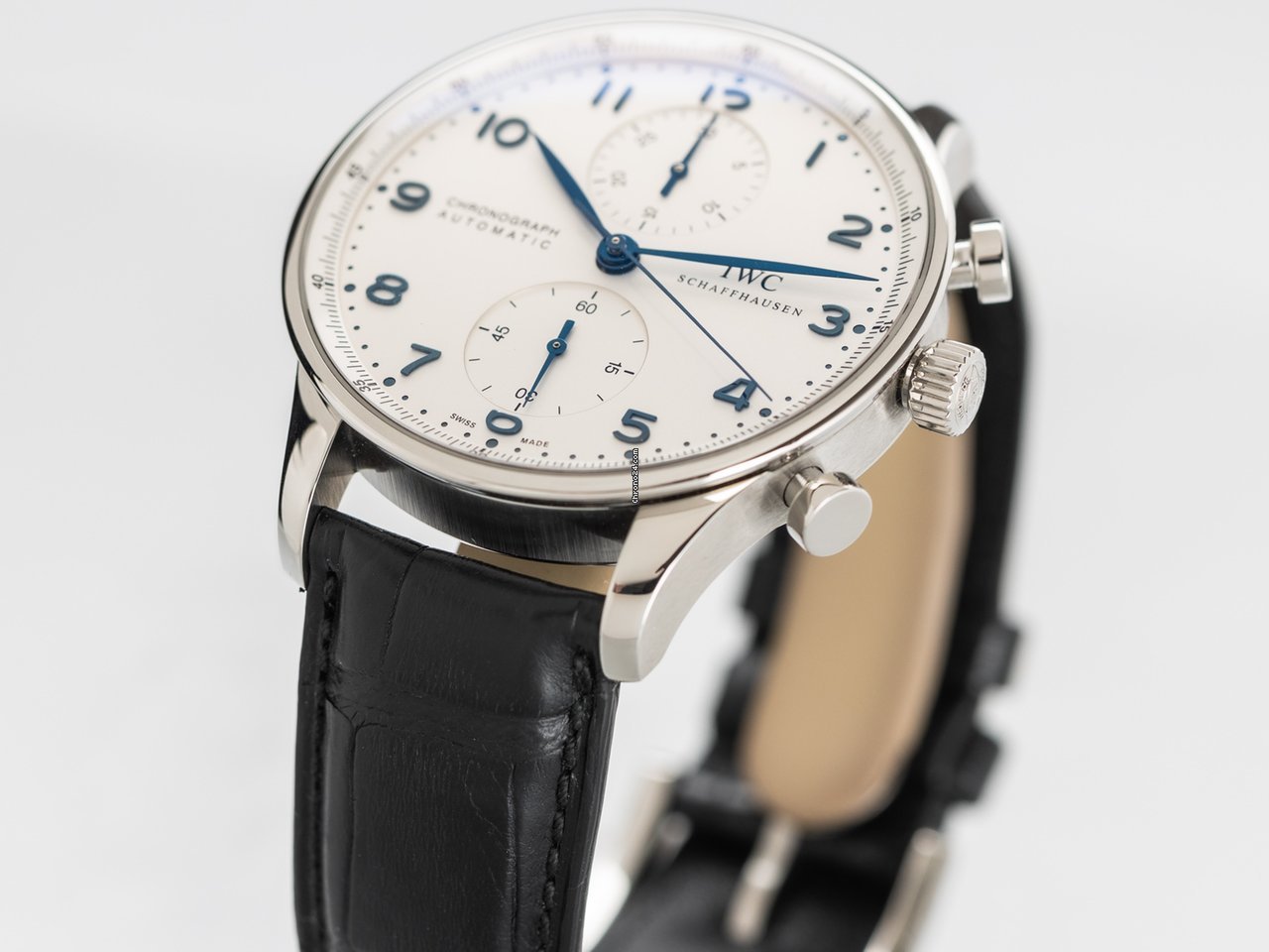 IWC Portuguese Chronograph Mens watch Unisex Automatic Steel 371417 7