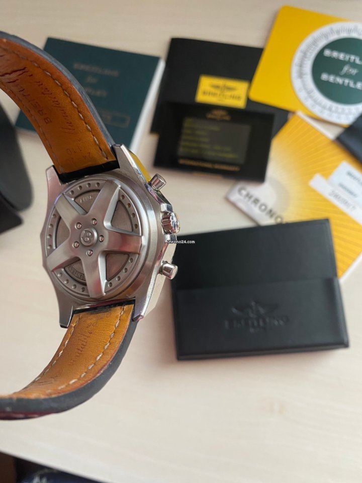 Breitling Bentley 6.75 Automatic Steel A4436412 B959 7