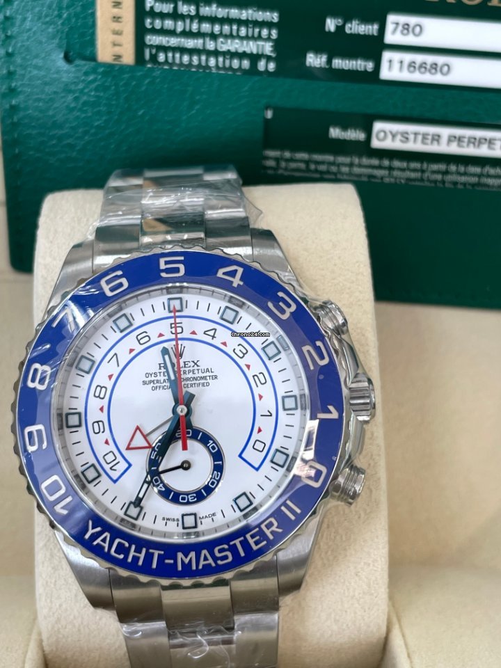 Rolex Yacht-Master II Mens watch Unisex Steel Automatic 116680 7
