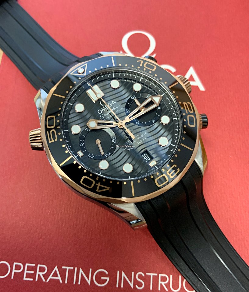 Omega Seamaster Mens watch Unisex Automatic Gold Steel 210.22.44.51.01.001 7