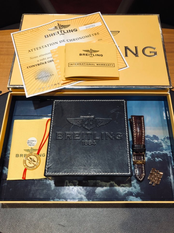 Breitling Bentley Motors Mens watch Unisex Automatic Rose gold H25363 7