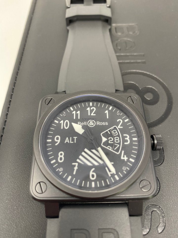 Bell & Ross BR 01-96 Grande Date Mens watch Unisex Steel BR0196-ALTIMETER 7