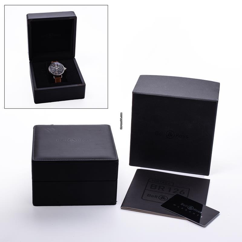 Bell & Ross Vintage Mens watch Unisex Automatic Steel Brww1 mono her sca 7