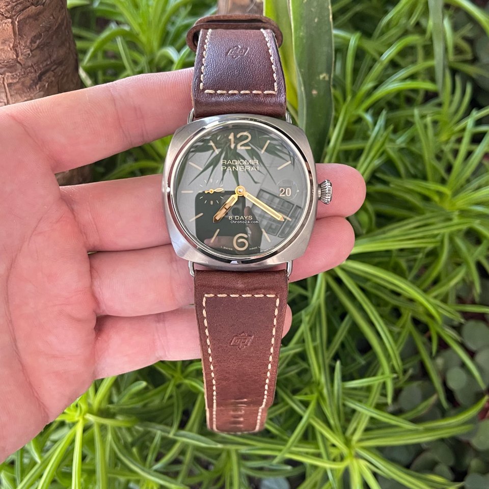 Panerai Radiomir 8 Days Mens watch Unisex Manual winding Titanium PAM 00735 7