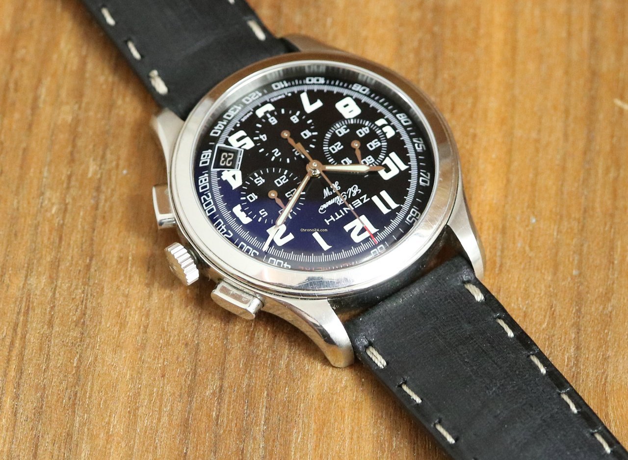 Zenith El Primero Chronograph Mens watch Unisex Manual winding Steel 01.0500.420 7