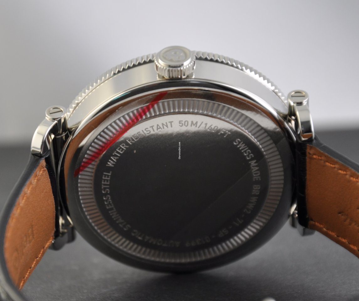 Bell & Ross Vintage Mens watch Unisex Automatic Steel BRWW2-REG-BS SCR 7