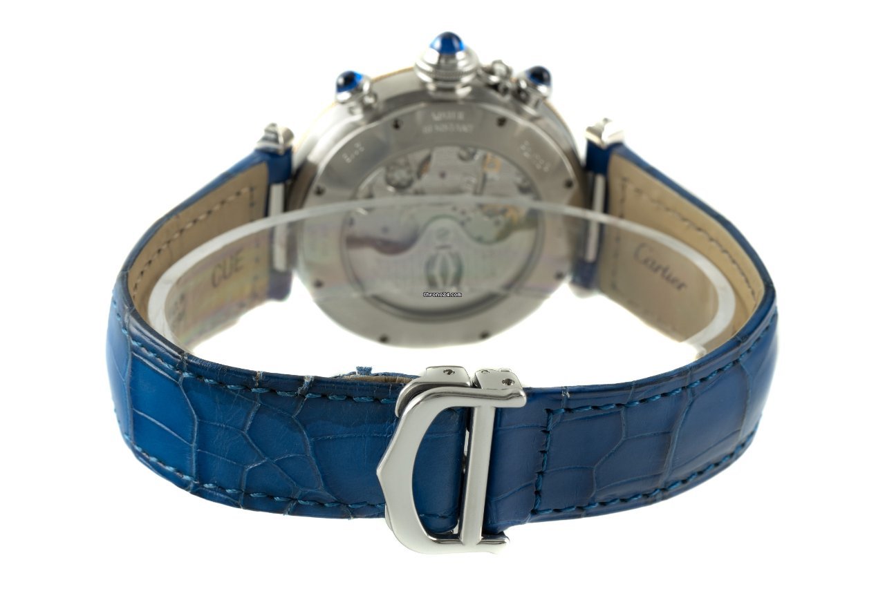 Cartier Pasha Mens watch Unisex Automatic Gold Steel 2113 7