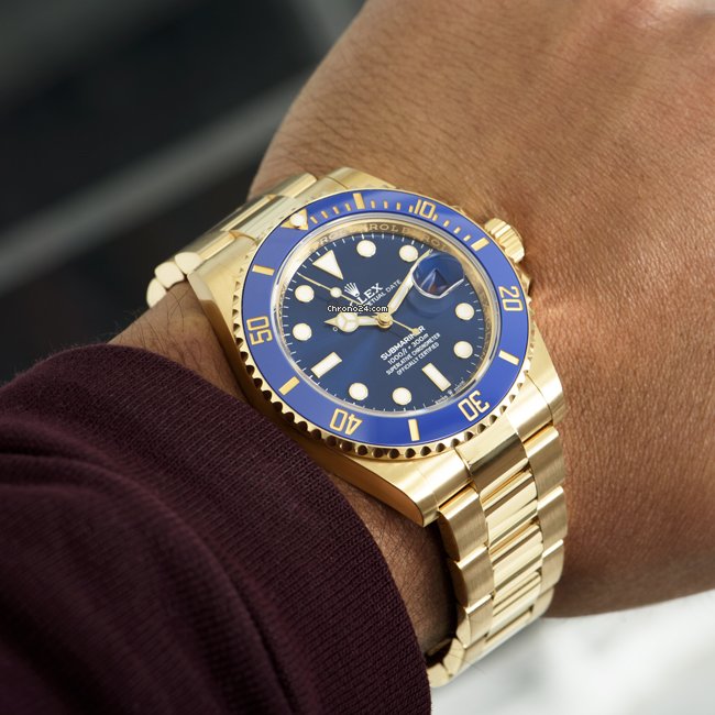 Rolex Submariner Date Mens watch Unisex Yellow gold Automatic 126618LB 7
