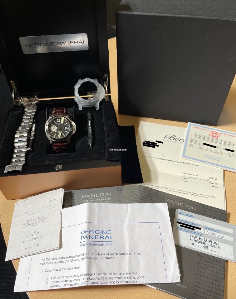 Panerai Luminor GMT Automatic Mens watch Unisex Automatic Titanium PAM161 7