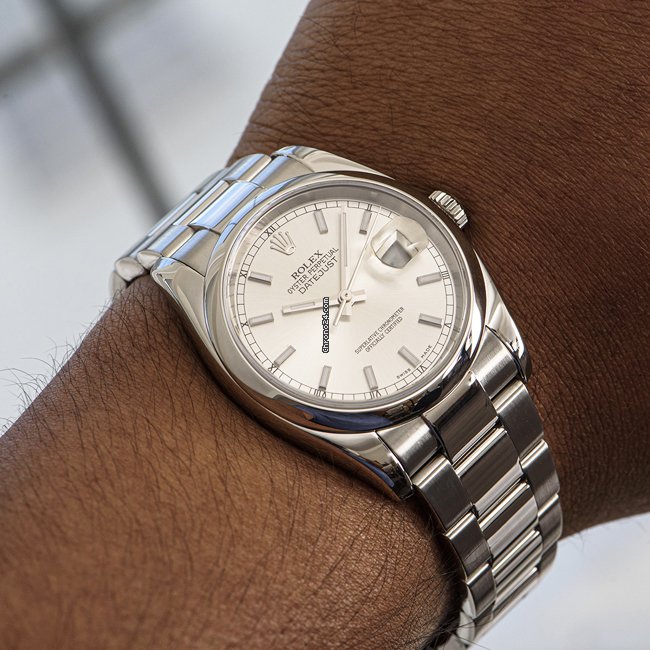 Rolex Datejust 36 Mens watch Unisex Steel Automatic 116200 7