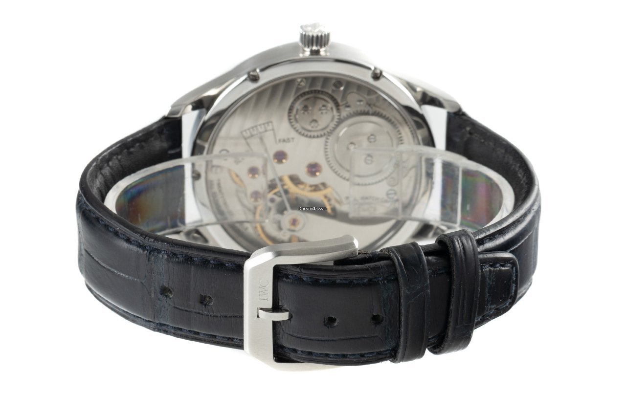 IWC Portuguese Hand-Wound Mens watch Unisex Manual winding Steel 5444 7