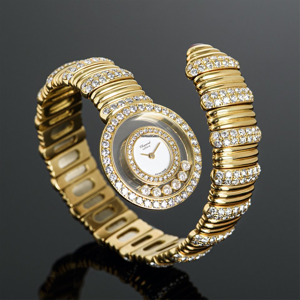 Chopard Happy Diamonds Womens watch Quartz Yellow gold 20 5534 7