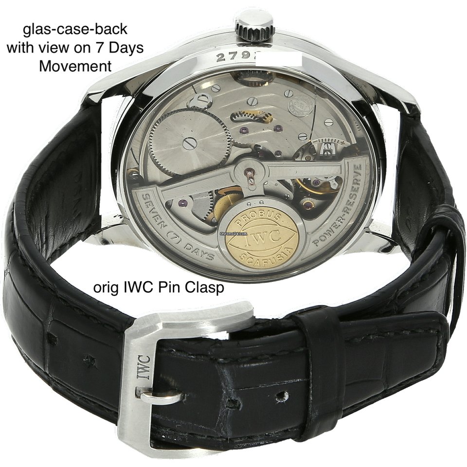 IWC Portuguese Mens watch Unisex Automatic Steel IW5000 7