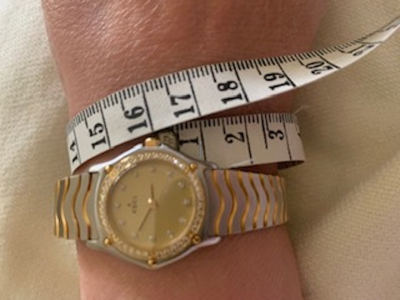 Ebel Classic Womens watch Automatic Gold Steel 166902-X 7