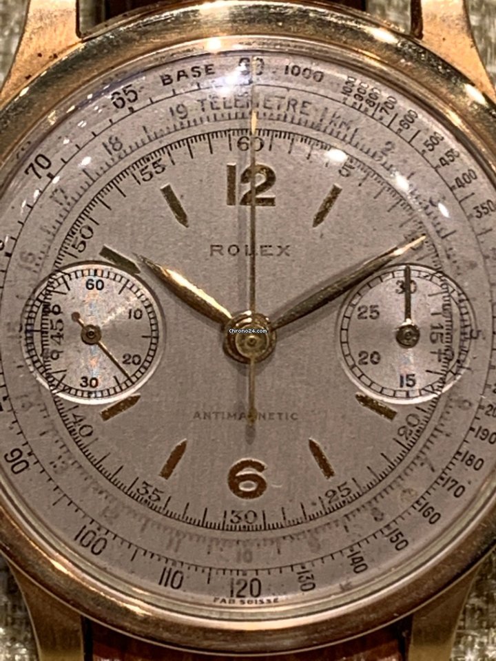 Rolex Chronograph Mens watch Unisex Yellow gold Manual winding 2508 7