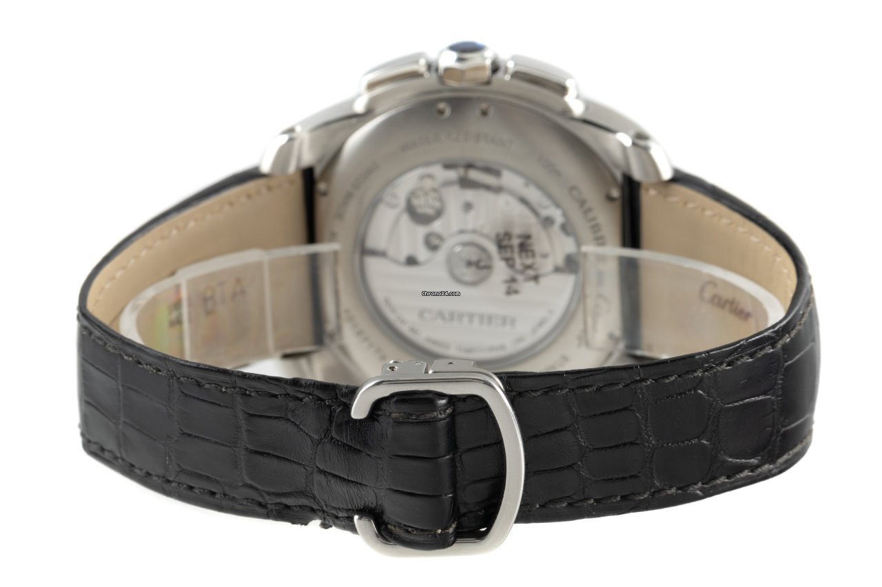 Cartier Calibre de Cartier Chronograph Mens watch Unisex Automatic Steel W7100046 7