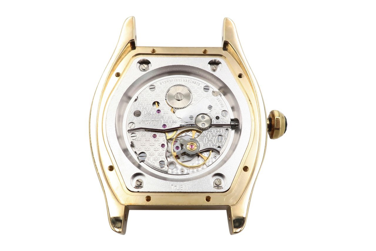 Cartier Tortue Mens watch Unisex Manual winding Yellow gold 2496 C 7
