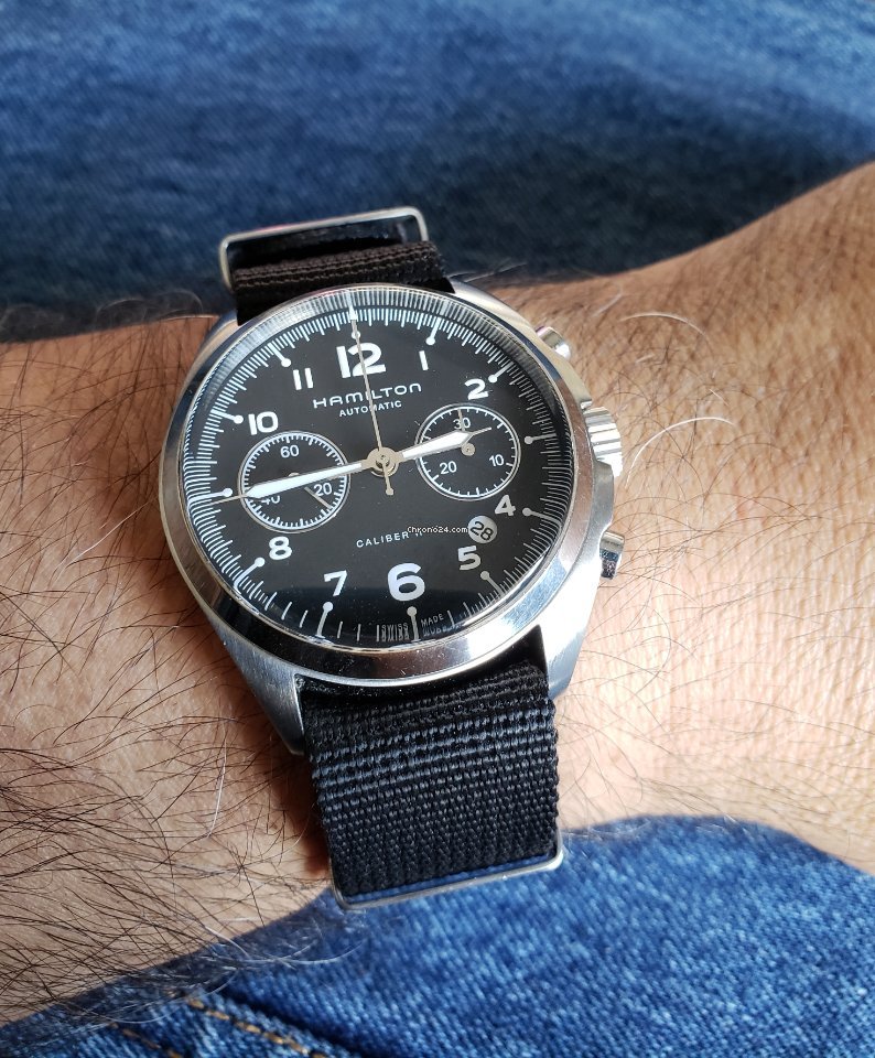 Hamilton Khaki Pilot Pioneer Mens watch Unisex Automatic Steel H76416135 7