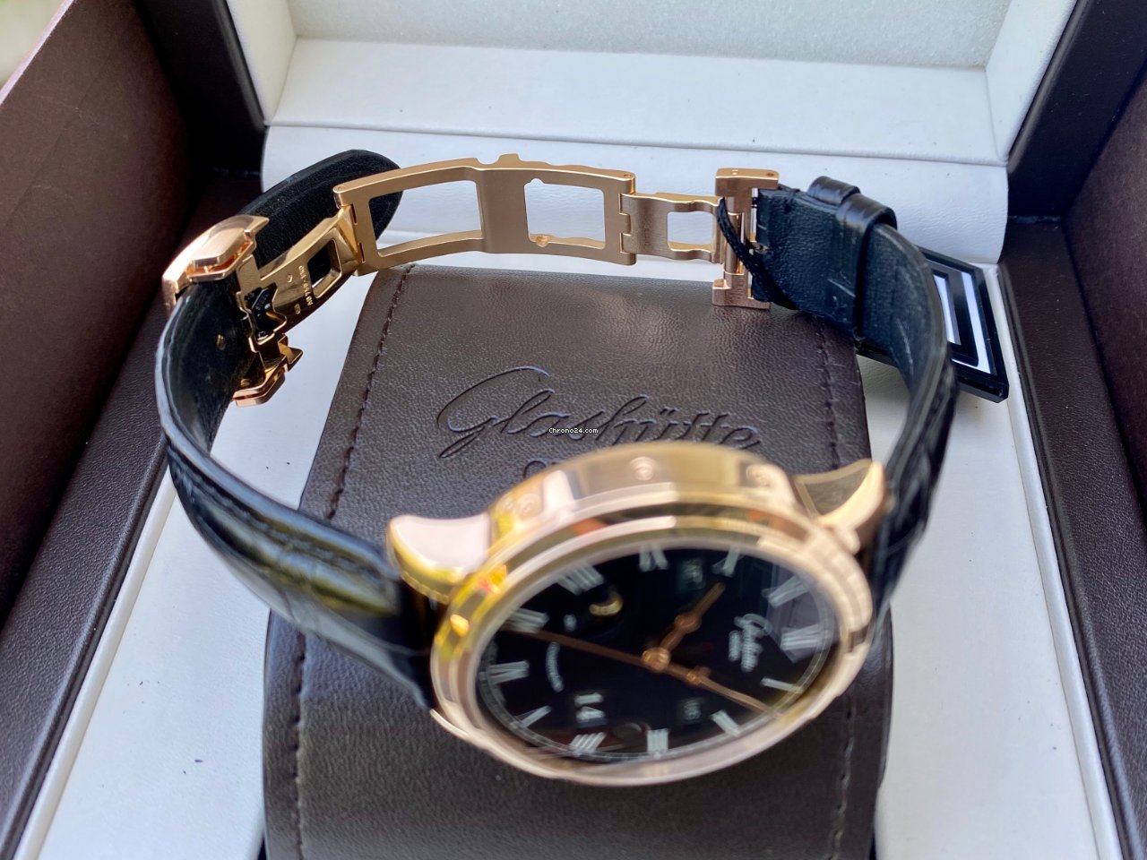 Glashtte Original Senator Perpetual Calendar Mens watch Unisex Automatic Rose gold 100-02-25-05-05 7