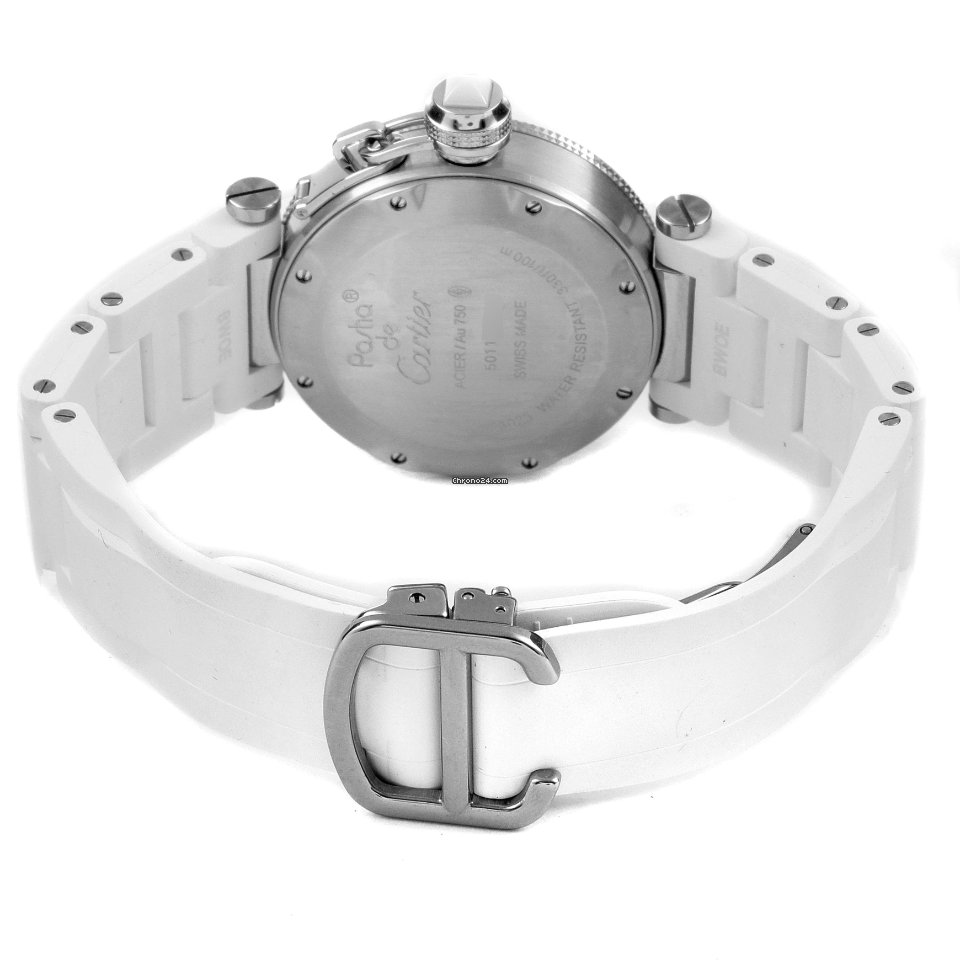 Cartier Pasha Seatimer Mens watch Unisex Quartz Steel W3140001 7