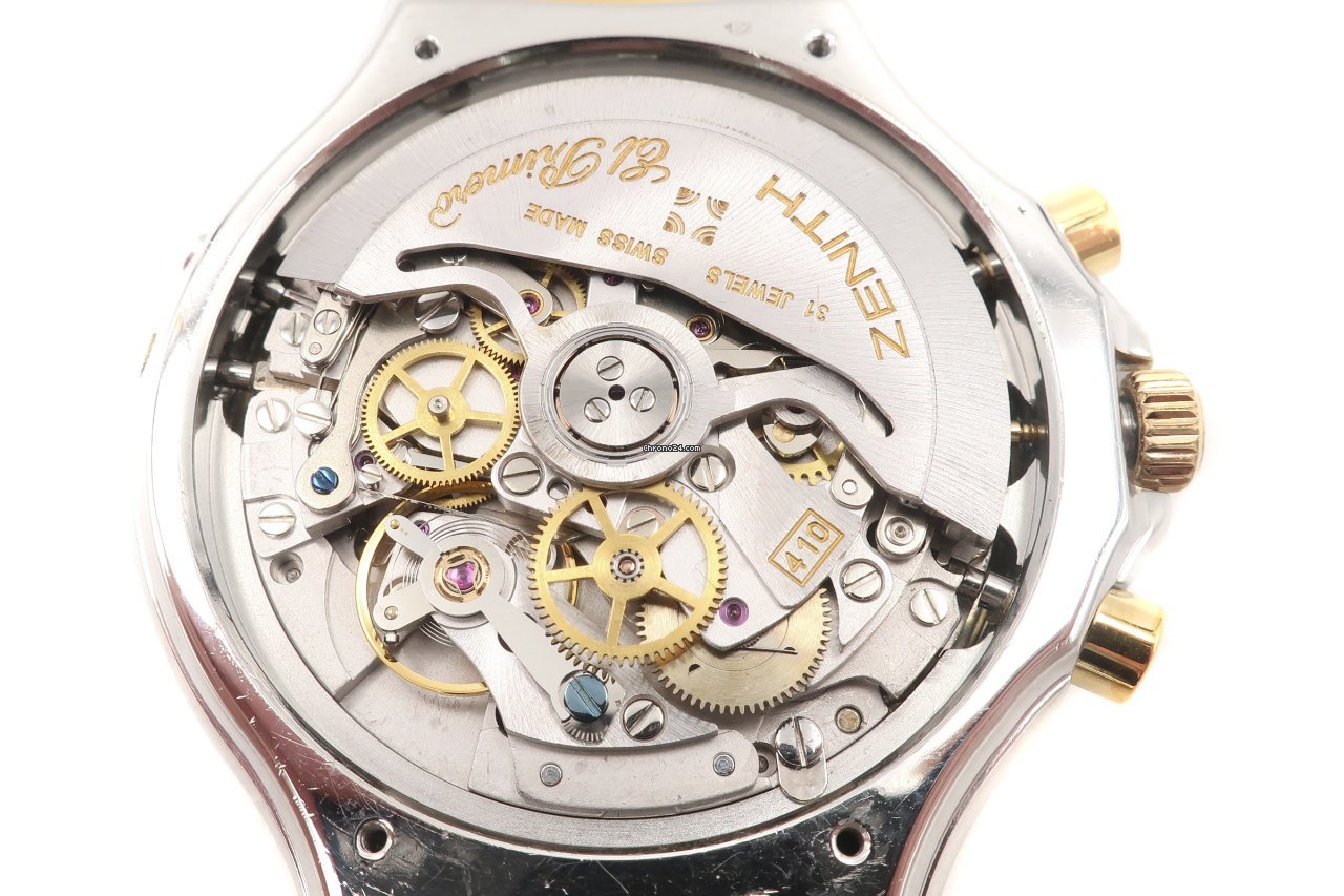 Zenith Academy Mens watch Unisex Automatic Gold Steel 59.6000.410 7