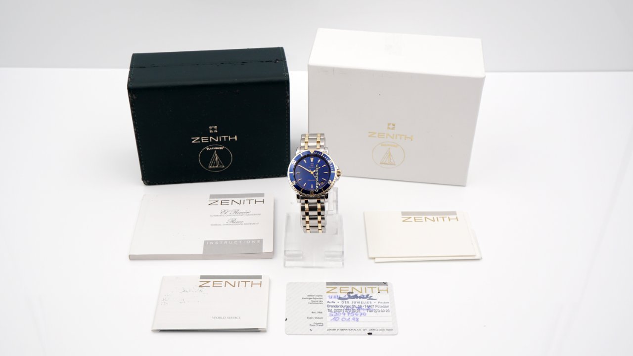Zenith Mens watch Unisex Automatic Gold Steel 15 53-0470-670 7