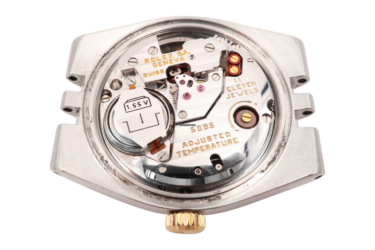 Rolex Datejust Oysterquartz Mens watch Unisex Gold Steel Quartz 17013 7