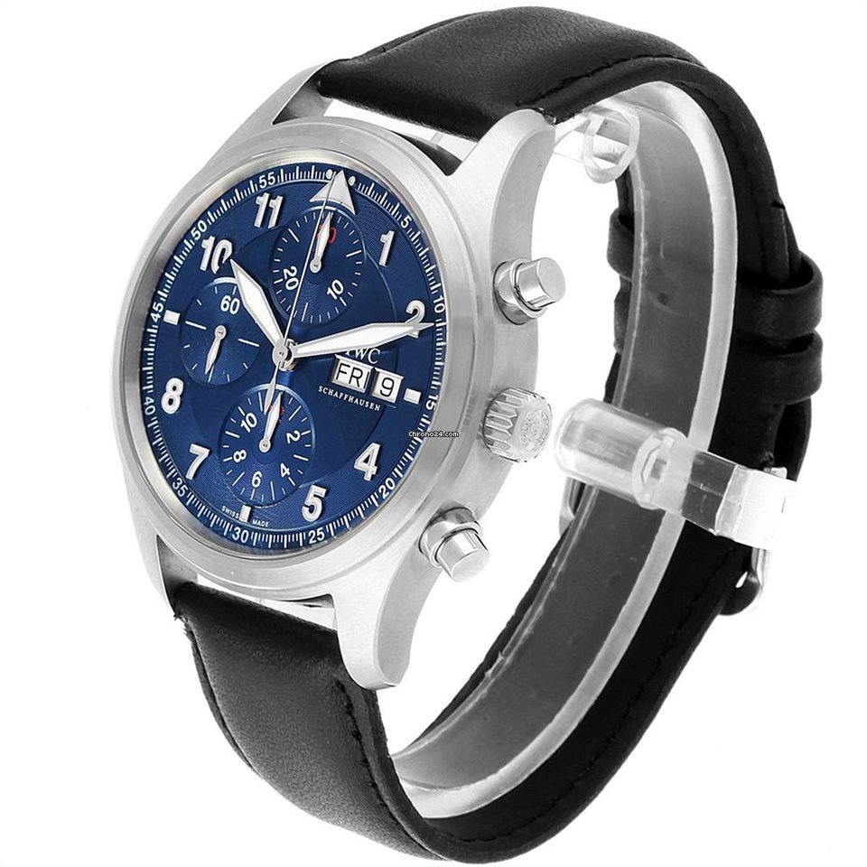 IWC Pilot Chronograph Mens watch Unisex Automatic Steel IW371712 7