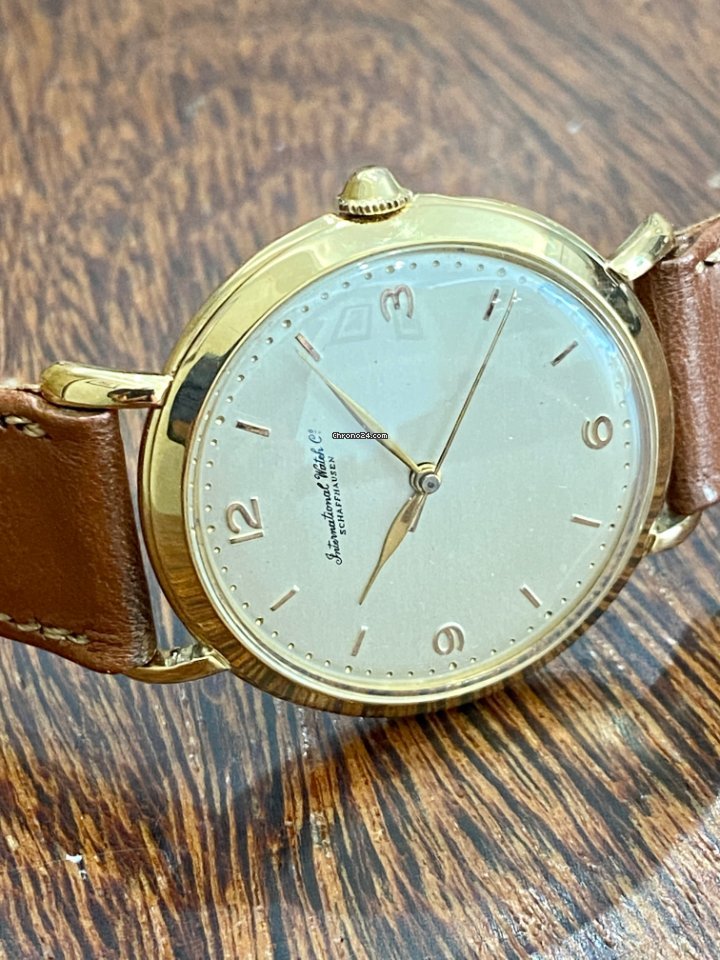 IWC Mens watch Unisex Manual winding Yellow gold 1241374 7