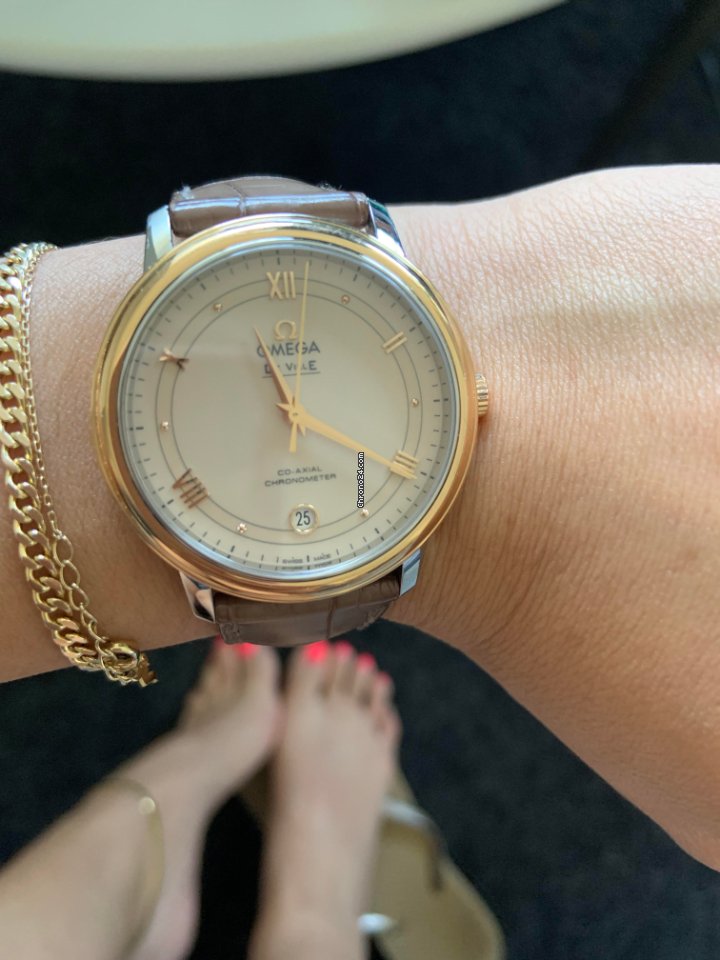 Omega De Ville Prestige Womens watch Automatic Gold Steel 424.23.37.20.09.001 7