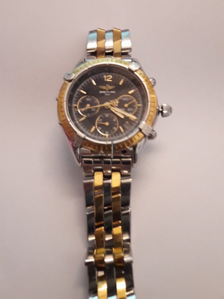 Breitling Chrono Cockpit Automatic Gold Steel D30012 7