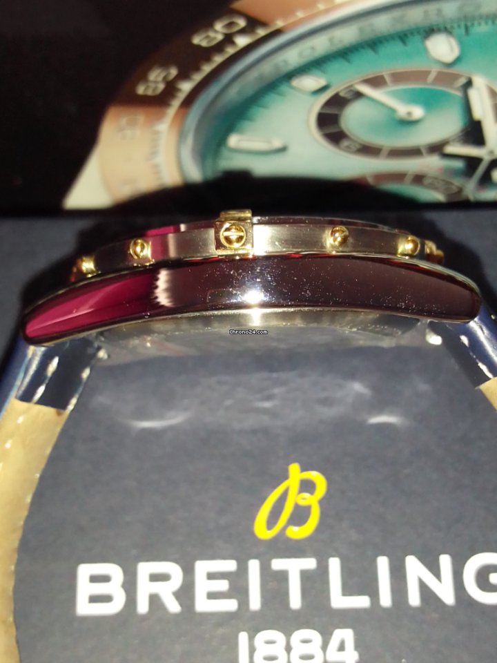 Breitling Mens watch Unisex Automatic Gold Steel B14047 7