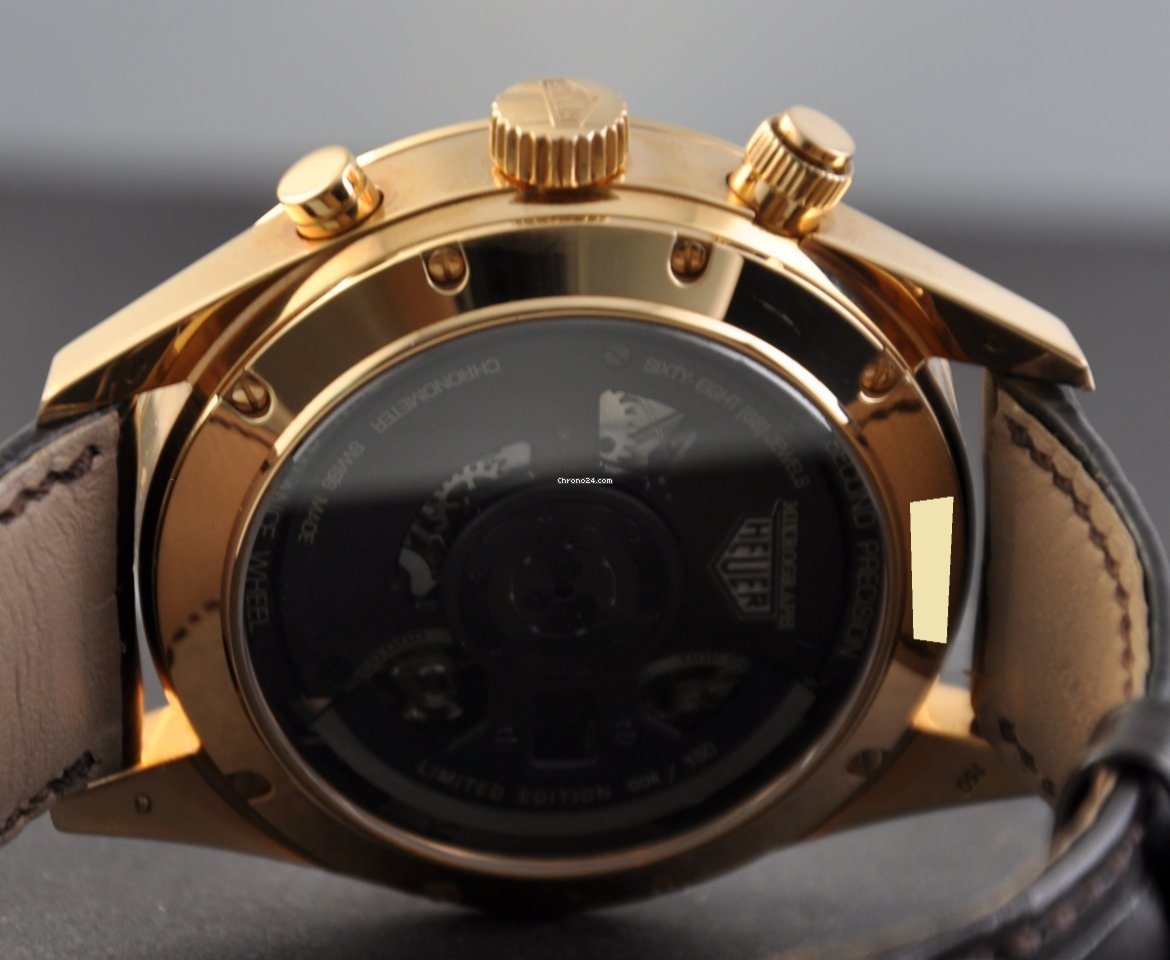 TAG Heuer Carrera Mikrograph Mens watch Unisex Automatic Rose gold CAR5040 7