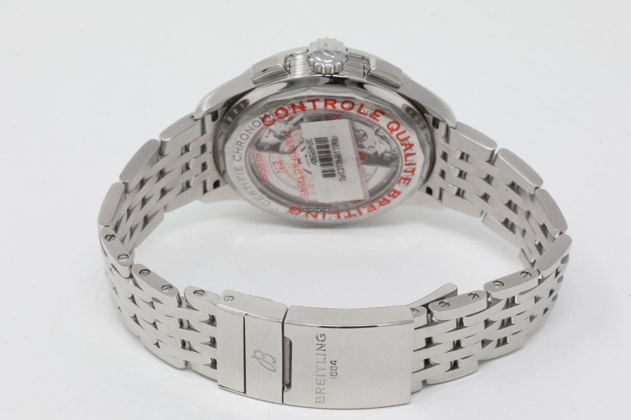 Breitling Mens watch Unisex Automatic Steel AB0118A61C1A1 7