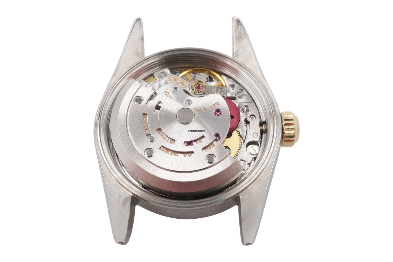 Rolex Oyster Perpetual Womens watch Gold Steel Automatic 76183 7