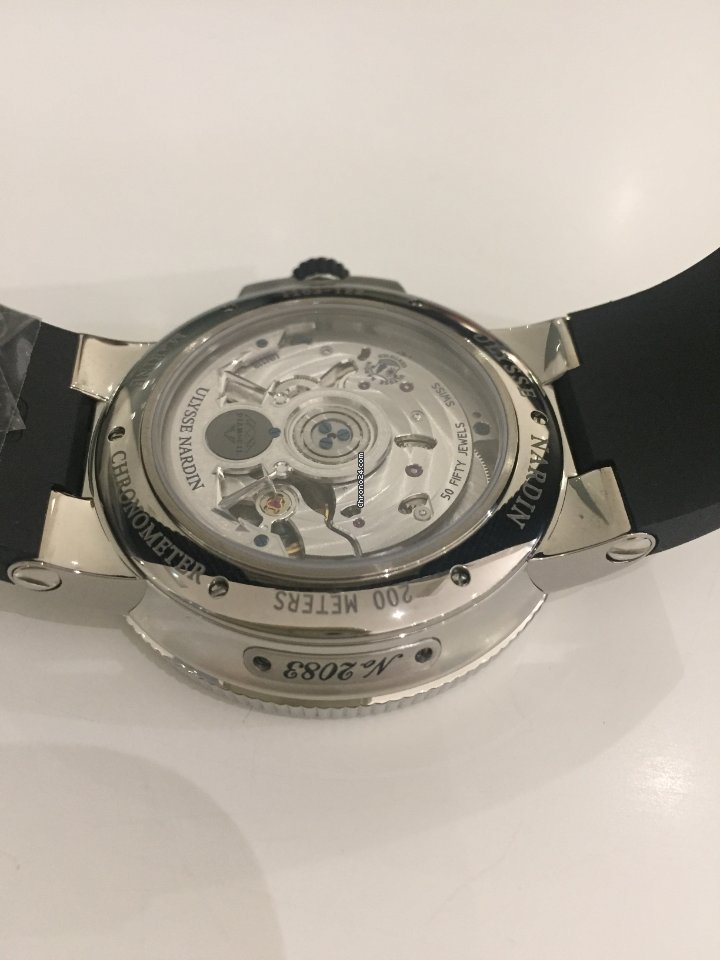 Ulysse Nardin Marine Chronometer Manufacture Mens watch Unisex Automatic Steel 1183-122-3 42 V2 7