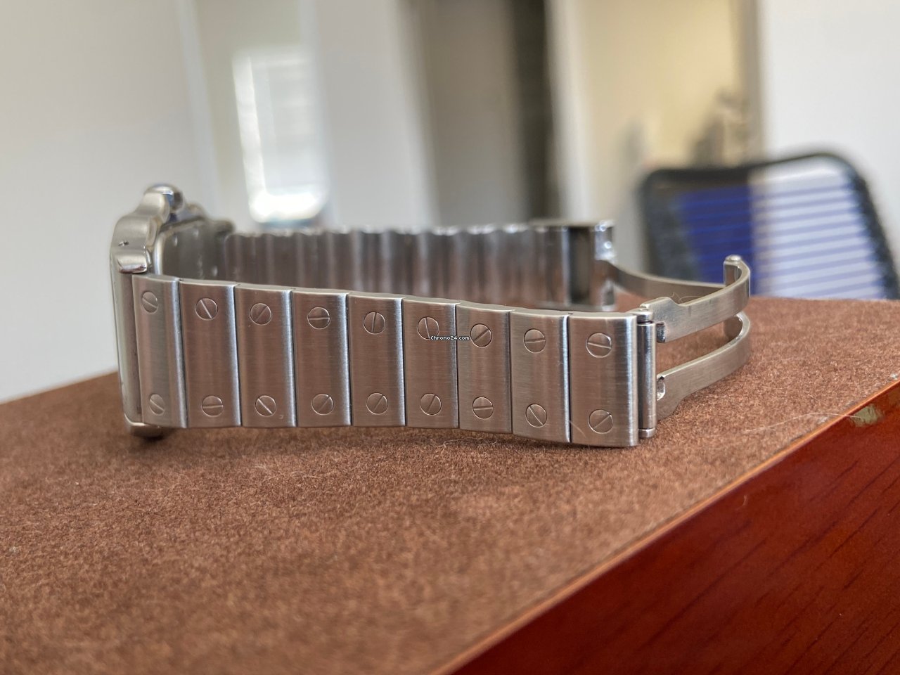 Cartier Santos Galbee Mens watch Unisex Quartz Steel 987901 7