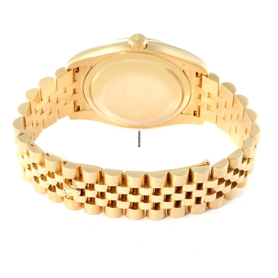 Rolex Datejust 36 Mens watch Unisex Yellow gold Automatic 116238 7