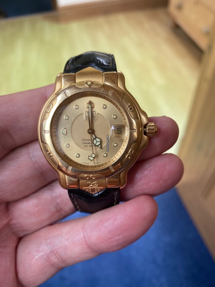 TAG Heuer 6000 Mens watch Unisex Automatic Yellow gold WH514 7